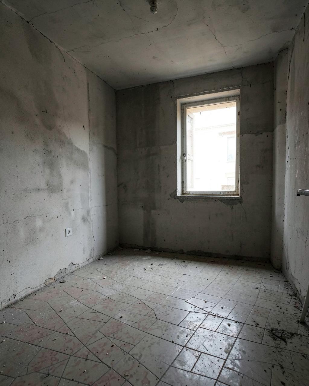 Athens apartment interior before renovation by Birsi